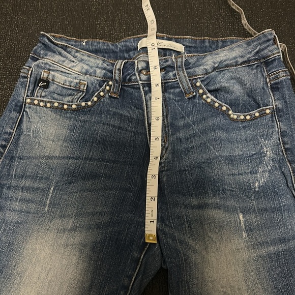 KanCan Blue Distressed Los Angeles Skinny Jeans size 27 - Picture 9 of 11